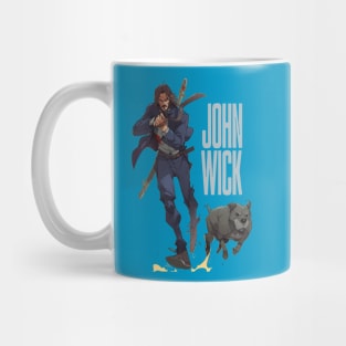 john wick and the team Mug